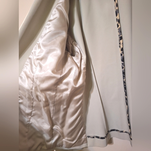 Y2K TEENFLO aka Judith & Charles size 10 single button beige women's blazer - Picture 7 of 8